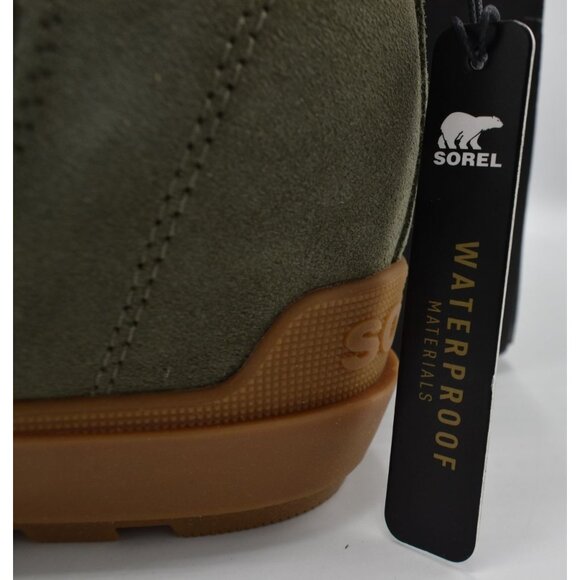 Sorel Womens Size 7.5 Evie II Chelsea Waterproof Stone Green Booties Boots Shoes - Picture 11 of 13